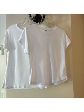 Splendid Classic White Short Sleeve cotton T-Shirt